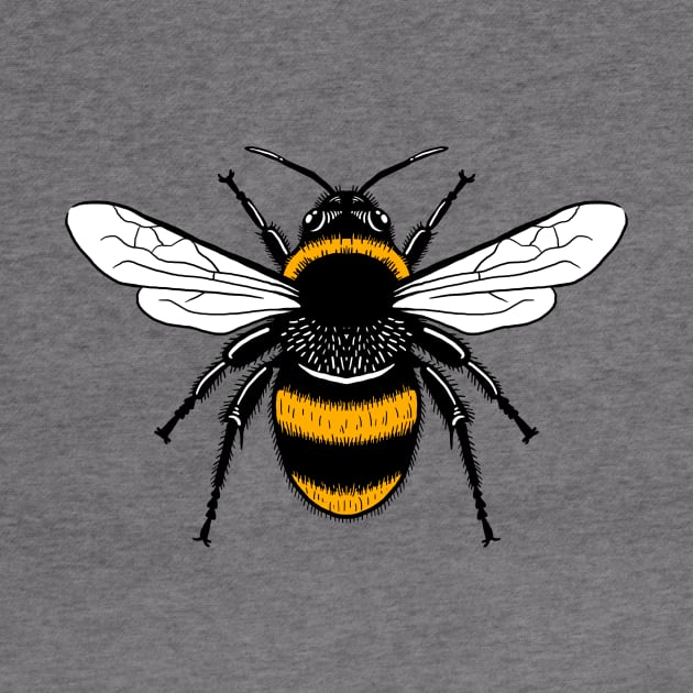 Worker Bee Symbol - Manchester Bee by dumbshirts